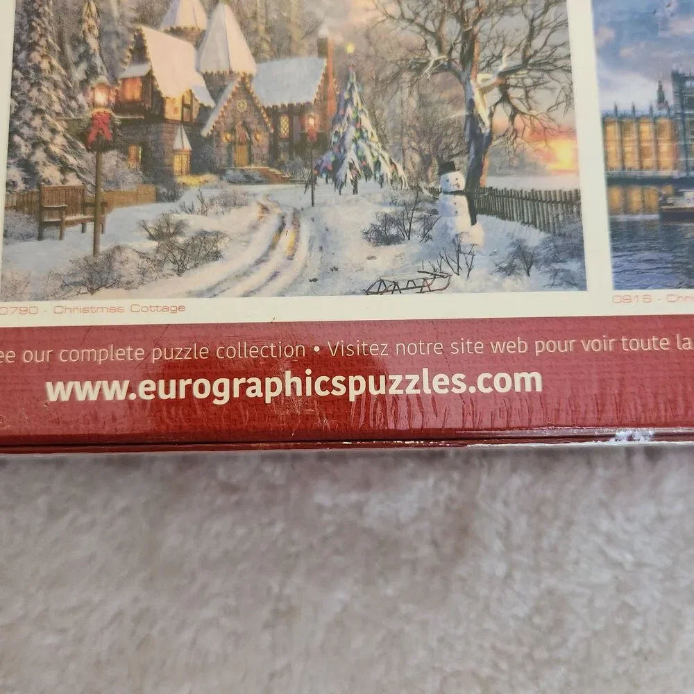 New Sealed 1,000 Piece Eurographics Holiday Dogs Jigsaw Puzzle